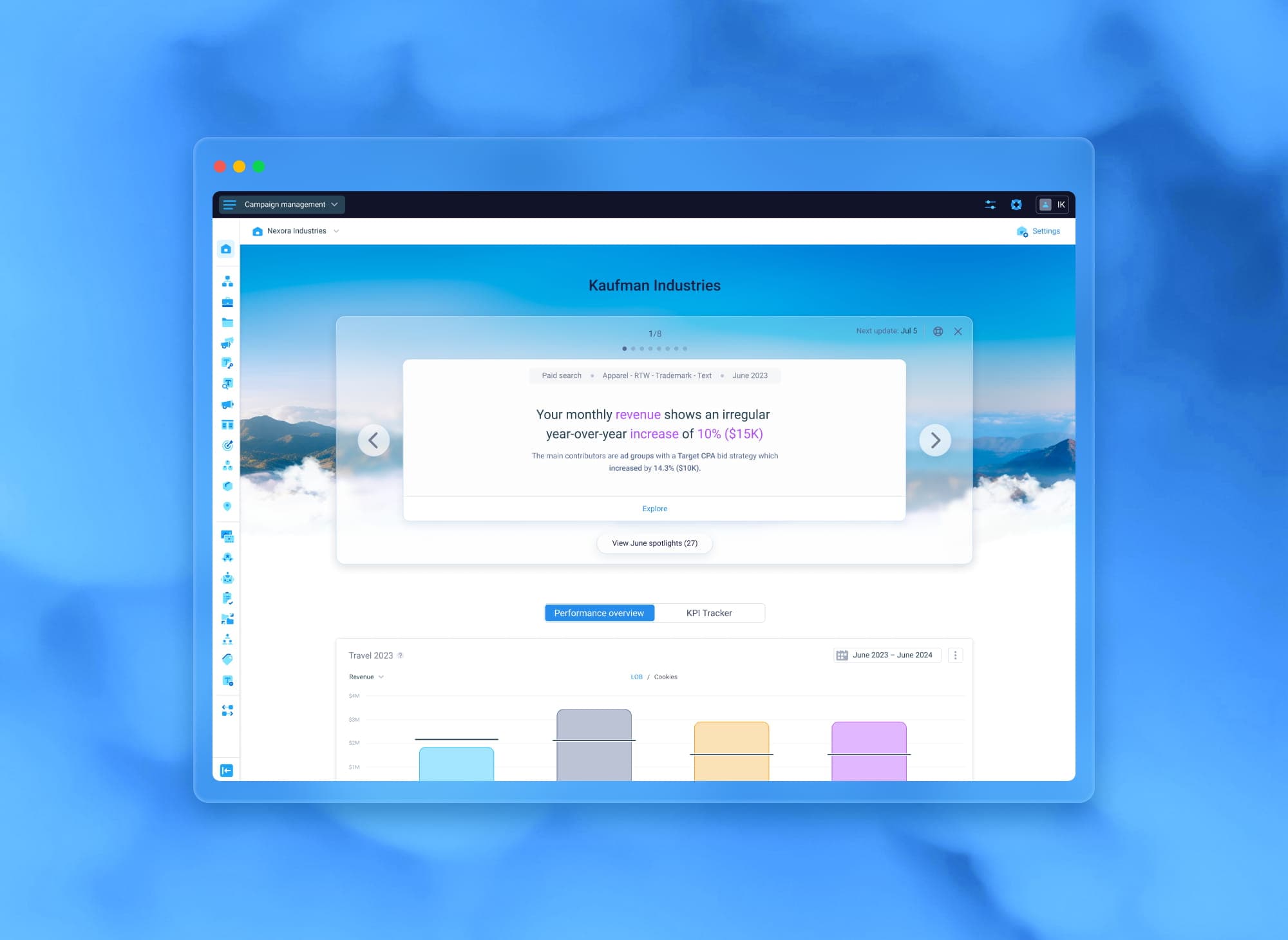 Executive Workspace — Spotlights